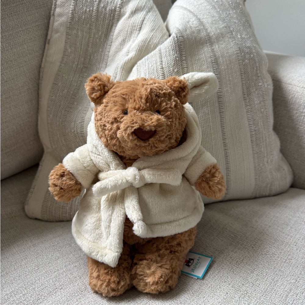 Jellycat Bartholomew Bear Bathrobe Outfit - Picture 3 of 3